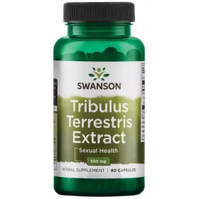   Extract de Tribulus Terrestris Swanson 500mg, 60 Capsule - Potență și Libido