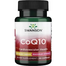   Swanson CoQ10 200mg – Supliment pentru Sănătatea Inimii, 30 Capsule