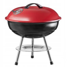  GRĂTAR PORTATIL COMPACT CU CARBUNE CU RAFT DE CENSURA