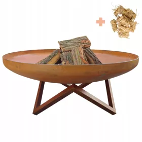  Focar de gradina Corten Deep 150 cm + GRATUIT