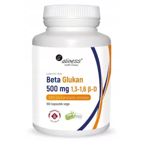   Capsule cu Beta-Glucan Yestimun®, 500 mg din drojdie de bere, 100 buc, Vegane