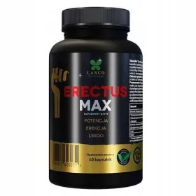   LANCO NUTRITIONS Erectus Max, 60 capsule pentru vitalitate și energie