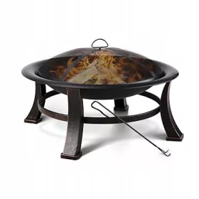  XXL Focar De Gradina Gratar De Gradina Metal + Poker