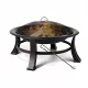  XXL Focar De Gradina Gratar De Gradina Metal + Poker