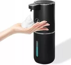 Dozator de săpun spumă fără atingere adm380 negru 380 ml