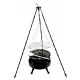  Gratar 120 cm, focar 40, gratar 40 cm, ceaun 10 l, trepied 120 cm