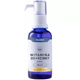   Supliment Nutritiv Puromedica Vitamina D3K2MK7 4000 IU, 50 ml - Contribuie la Sănătatea Oaselor