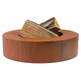  Focar Rotund Corten De Gradina Otel Corten Rotund 80 cm