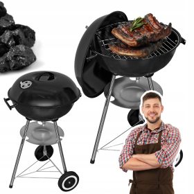    Grătar cu cărbune cu bile 41,5 cm Compact Stabil Funcțional pentru grădină