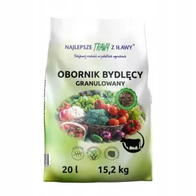    Gunoi de grajd Granulat de Bovine 20L Ingrasamant Natural pentru Legume Gradina Biopon