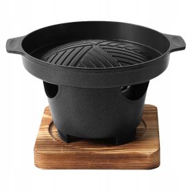  GRIL MINI SOBA UTENSILE CAMPING NEGRU