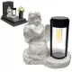 Figurină Înger cu Inimă și Lampă Solară LED - Decor Memorial Încântător