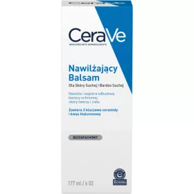   Balsam Hidratant CeraVe pentru Piele Uscată și Foarte Uscată, cu Ceramide și Acid Hialuronic, 177 ml