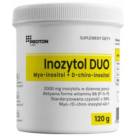   Inozytol DUO de la Proton Labs - Supliment Eficient pentru PCOS cu Mio-Inozytol și D-Chiro-Inozytol