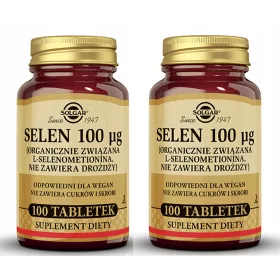   Solgar Selen 100 mcg pentru Sănătatea Părului și Unghiilor, 200 Tablete