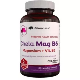   Olimp Chela Mag B6 - Supliment cu Magneziu și Vitamina B6, 120 Capsule