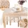 Obrus Rustic Boho Vintage cu Franjuri, Bej, Croșetat din Bumbac - 130x180 cm