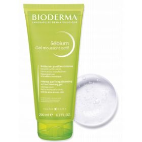   Gel Curățător Active Bioderma Sébium - Curăță Profund și Reduce Imperfecțiunile