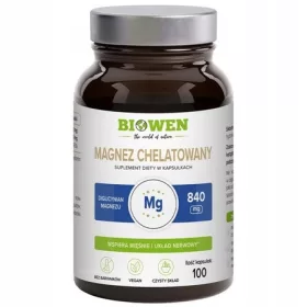   Biowen Diglicynian de Magneziu 840 mg - 100 Capsule, Supliment Alimentar