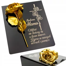   Lampion Solar Personalizabil cu Suport Gravat din Sticlă Acrilică - Ideal pentru Mormânt