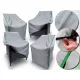 Huse pentru Scaune de Grădină GardenPassion, Set de 4, Fabricate în Polonia, Rezistente la Apă și UV