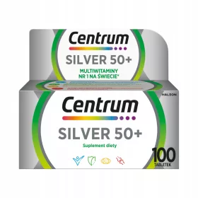  Centrum Silver 50+ Vitamine și Minerale pentru Vârstnici, 100 Tablete