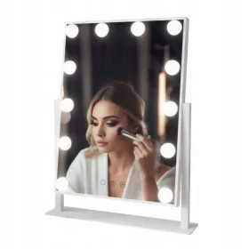   Oglinda cosmetica Ikonka BELLA cu 12 LED-uri si control tactil