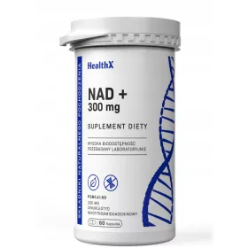   HealthX NAD+ 300 mg - Supliment pentru Regenerare și Energie, 60 Capsule