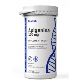   HealthX Apigenina 60 Capsule – 100 mg, Suport Natural pentru Stres și Efort