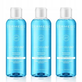   Set 3x Dermatologiczny Tonik Nawilżający DERMEDIC HYDRAIN3 HIALURO, 3x200ML