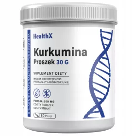   HealthX Curcumină 95% Extract 30g - Supliment pentru Sănătate Articulară și Antioxidant