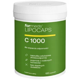   Capsule Liposomale LIPOCAPS C 1000 cu Vitamina C pentru Energie și Imunitate - 120 buc