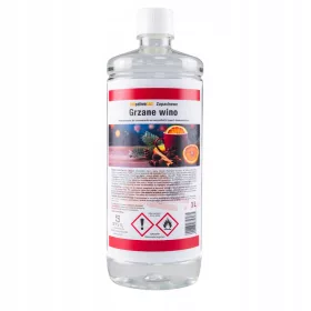   Biocombustibil parfumat 1L „Vin Încălzit de Crăciun” pentru Bio-Șemineu – Aromă Caldă de Vin Fiert, Bioetanol Ecologic, Flacără Galben-Portocalie