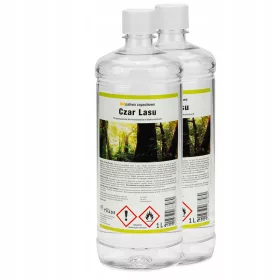   Biocombustibil parfumat 2L „Vraja de Pădure” pentru Bio-Șemineu – Aroma Magiei Pădurii, Bioetanol Ecologic, Flacără Galben-Portocalie, Sigur și Eficient