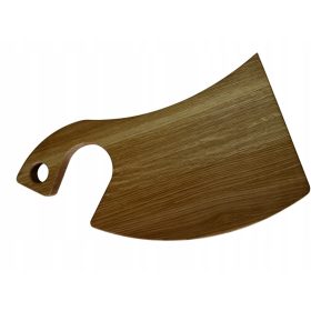   Tocător de Bucătărie în Formă de Topor - Lucrat Manual, din Stejar Natural