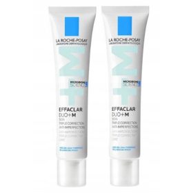   Set 2 x La Roche-Posay Effaclar Duo+ M, Crema Antiacneică pentru Față, 40ml
