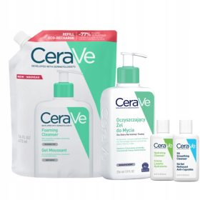   Set de îngrijire CeraVe pentru pielea normală și mixtă - 236ml și 473ml + Cadouri