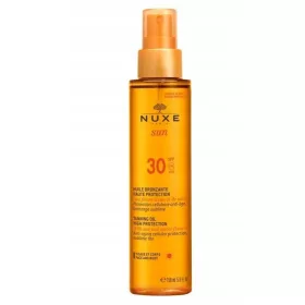   Olejek do Opalania Nuxe Sun SPF 30 cu Aromă de Portocale și Vanilie, 150ml