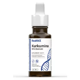   Extract de Curcumină HealthX – 200 mg, 50 de porții, Proprietăți Antiinflamatoare