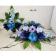 Set Ceramic Memorial și Buchet Decorativ pentru Mormânt