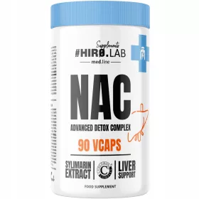   HIRO.LAB NAC 90 Capsule Vegetariene – Complex Avansat pentru Detoxifiere