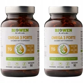   Capsule Omega 3 Forte Biowen cu EPA 1000 mg / DHA 500 mg – Supliment Alimentar 90 Capsule