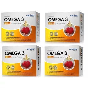   Set de 4 Pachete Omega 3 1000 mg 60 Capsule de la Activlab Pharma