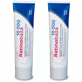   Cremă Retinobaza 10000 cu Vitamina A pentru Ten Sensibil, Ultraleve, 2x30g