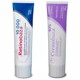   Retinobaza 10000 + Cremobaza 10%: Set de Creme Pentru Piele Sensibilă