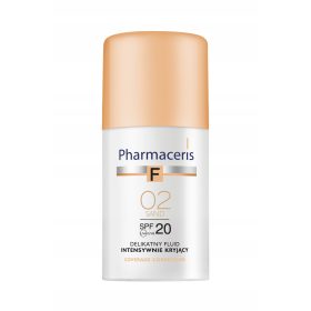   Fluid de Fata Delicat şi Intens Acoperitor Eris Pharmaceris SPF 20, Nuanţa Sand