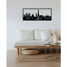   Decor Parizian "Orașul Îndrăgostiților" - Decorațiune de Perete HDF