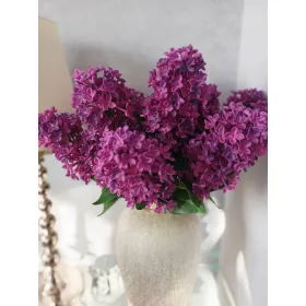 Buchet Artificial Premium de Flori Gumate, Violet, 55 cm