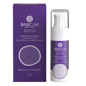   Serum Corector BasicLab cu Retinal 0.07% - 30ml pentru Îngrijire de Seară