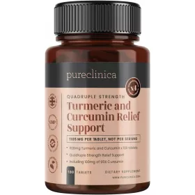   Tablete cu Turmeric și Curcumin 1105 mg - Susținerea Sănătății, 180 de Tablete